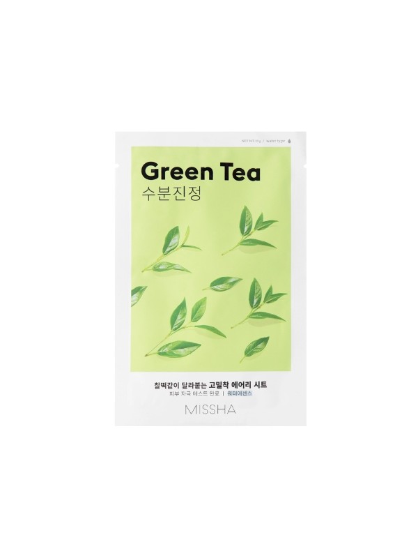 Missha Airy Fit Sheet Mask Green Tea Nawilżająca Maska w Płachcie 19 g