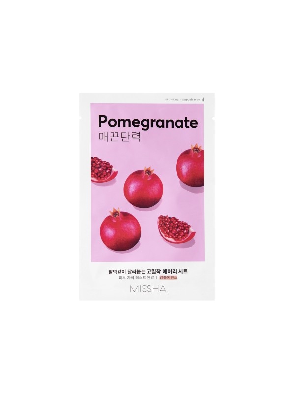 Missha Airy Fit Sheet Mask Pomegranate Firming Sheet Mask 19 g