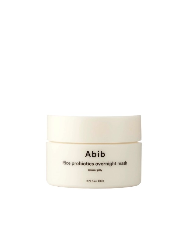 Abib Rice Probiotics Overnight Mask Barrier Jelly Maska na Noc z Probiotykami Ryżowymi 80 ml