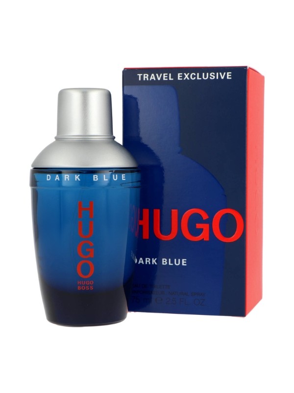 Hugo Boss Dark Eau Blue Toilette voor Mannen 75 ml