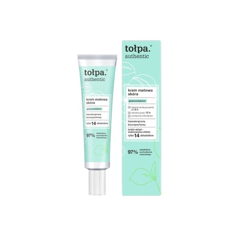 Crème visage Tołpa Authentic Matte Skin 40 ml