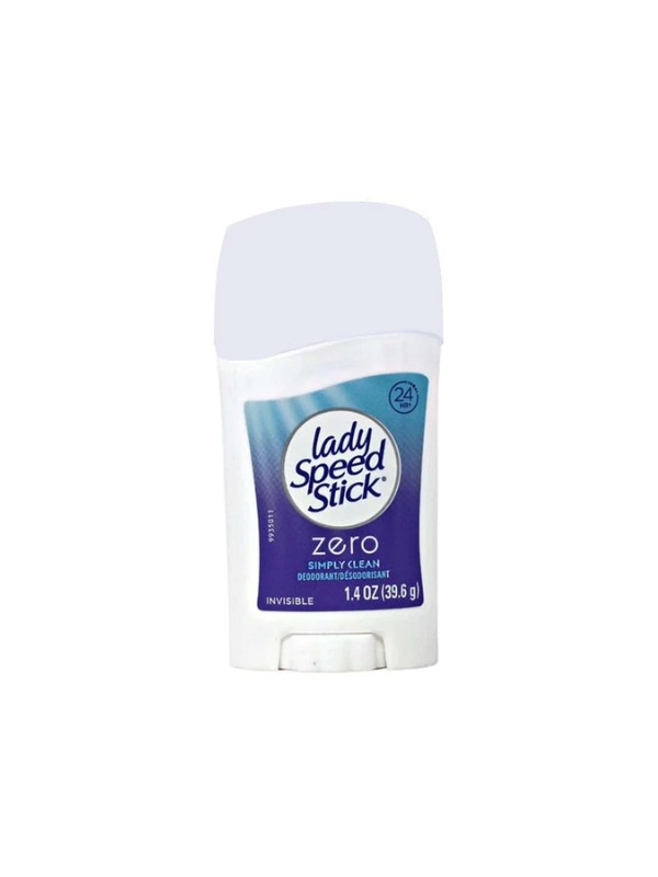 Антиперспірант Lady Speed Stick w sztyfcie Zero Simply Clean 39,6 г