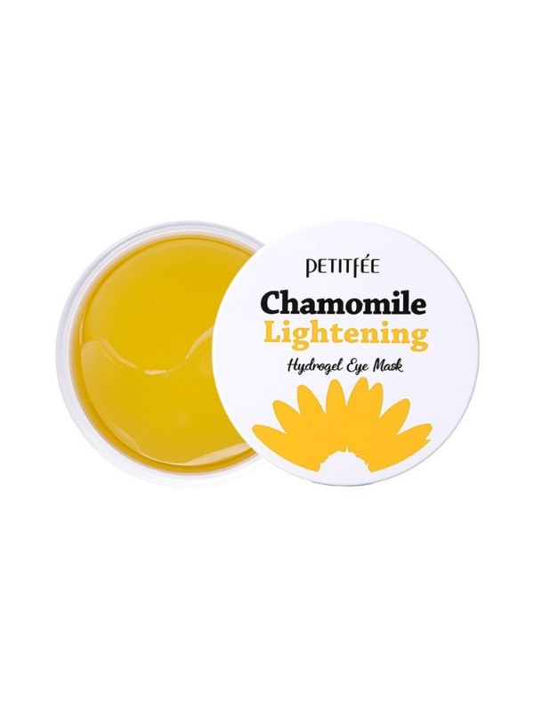 Petitfee Illuminating hydro ooglapjes met kamille-extract 60 stuks