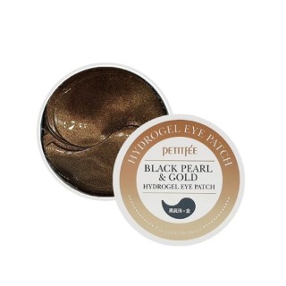 Petitfee Smoothing hydro gel eye patches with gold and black pearl extract 60 pieces