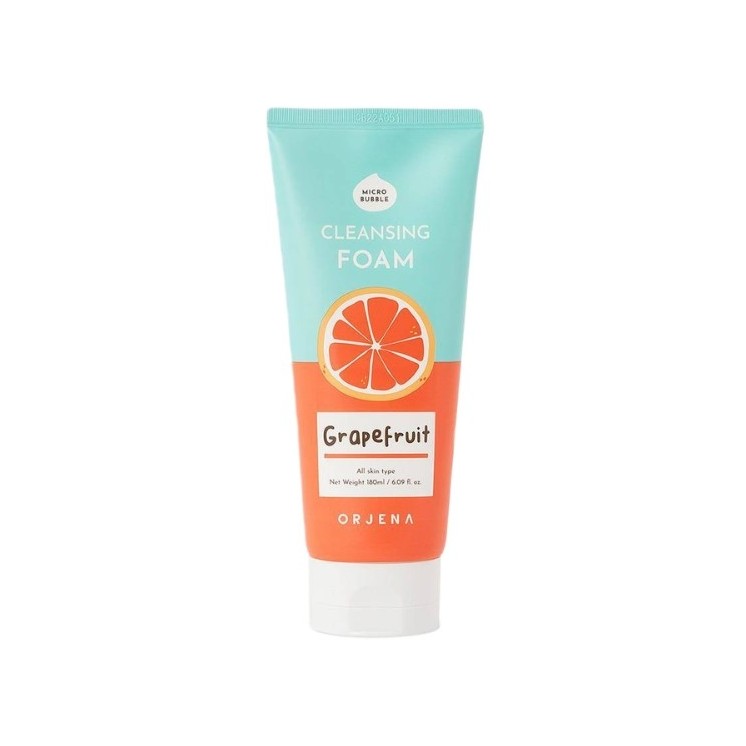 Orjena Cleansing Foam Grapefruit Smile Dagreinigend gezichtsschuim 180 ml