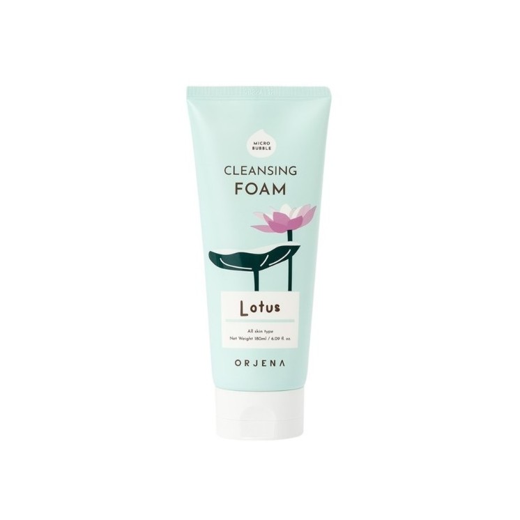 Orjena Cleansing Foam Lotus Smile Dagreinigende gezichtsschuim 180 ml