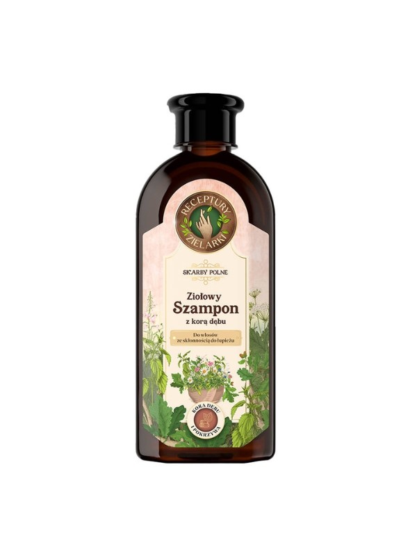 Recepten Herbalists Kruidenshampoo voor haar dat gevoelig is voor roos, eikenschors en brandnetel 350 ml