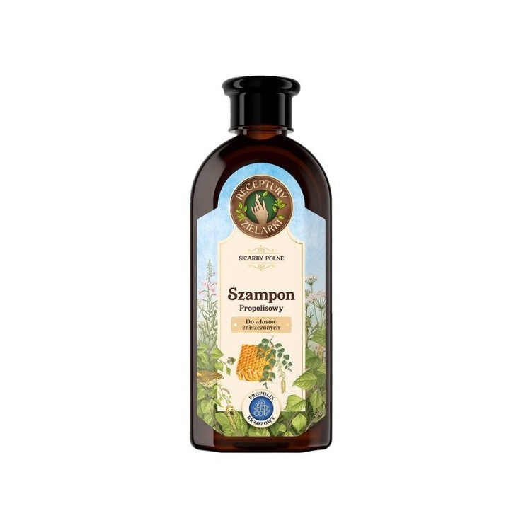 Herbalists' Recipes Propolis-Shampoo für strapaziertes Haar Skarby Polne 350 ml