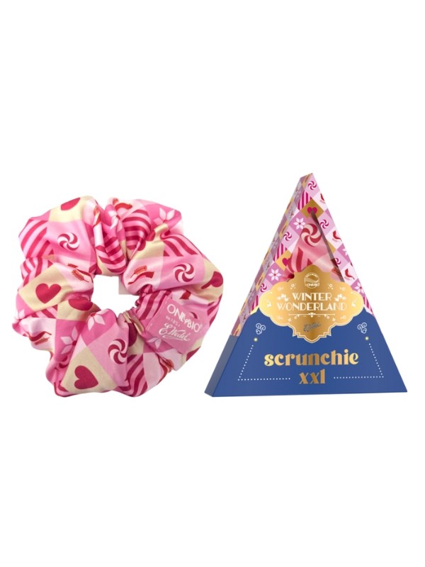 OnlyBio x Wedel Hair in Balance Scrunchie XXL Aardbei Melkchocolade