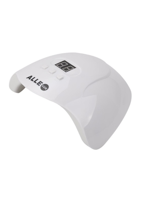 AlleLux X3 UV/ LED nagellamp 54W voor hybride lakken met voeding en USB-kabel Wit