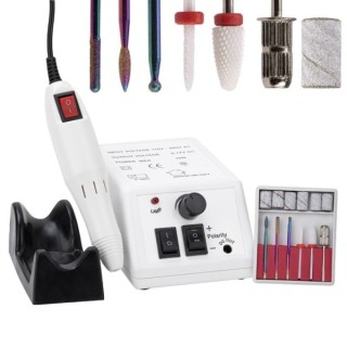 15W manicure freesmachine met een set No Name DM298 frezen, wit