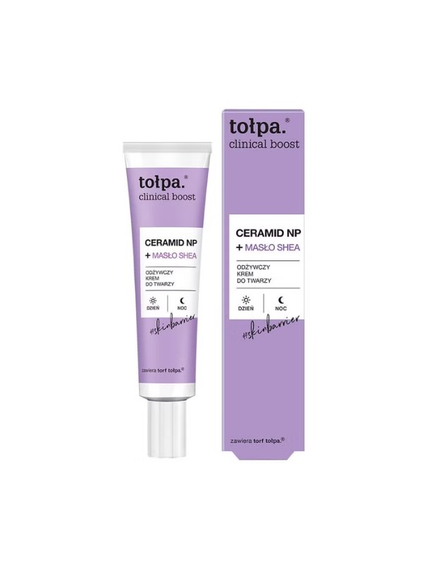 Tołpa Clinical Boost живильний крем для обличчя Ceramide NP і масло ши 40 мл