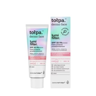 Tołpa Dermo Face Lumi Filter Cream проти зміни кольору SPF 50 PA++++ 40 мл