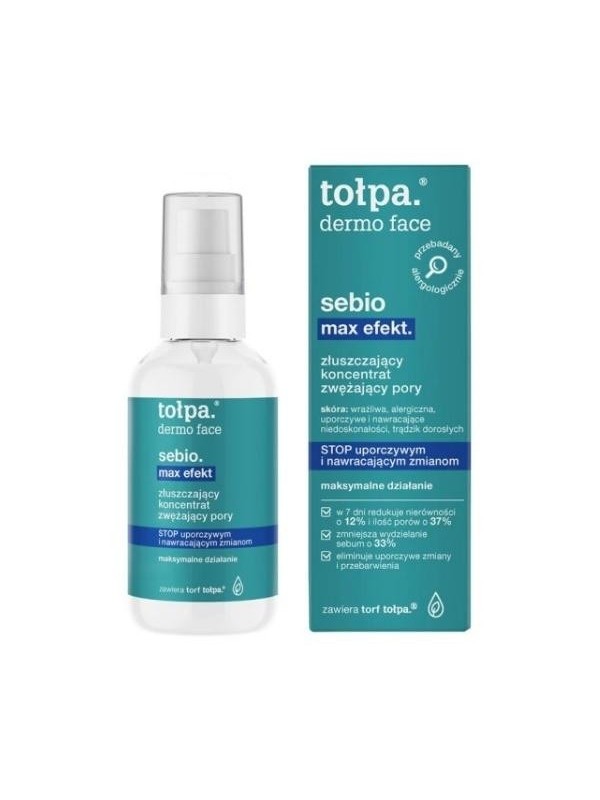 Tołpa Dermo Face Sebio Max Effect. Peeling Porenstraffendes Konzentrat 75 ml