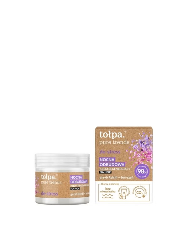 Tołpa Pure Trends Regenerierende, beruhigende und beruhigende Nachtcreme 50 ml