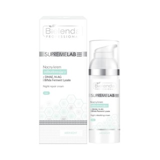 Bielenda Professional SUPREMELAB Nocny krem odbudowujący z DMAE, N-AG, Bifida Ferment Lysate 30 ml