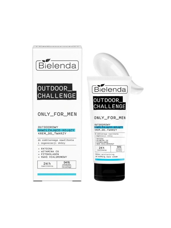 Bielenda Only For Men OUTDOOR CHALLENGE Feuchtigkeitsspendende und beruhigende Outdoor-Gesichtscreme 50 ml