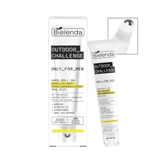 Bielenda Only For Men OUTDOOR CHALLENGE Roll-on feuchtigkeitsspendende und Anti-Falten-Augencreme 15 ml