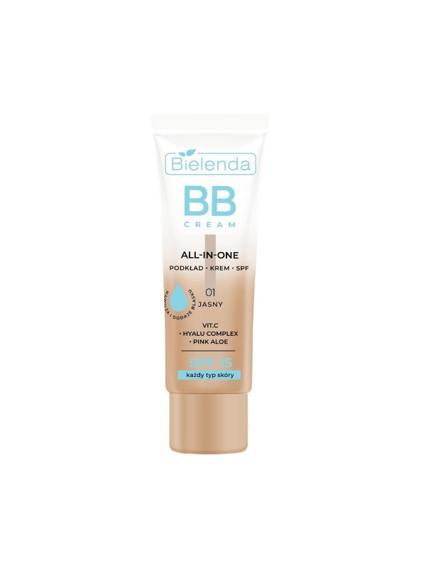 Bielenda ALL IN ONE BB CREAM для всіх типів шкіри відтінок 01 світлий 30 мл