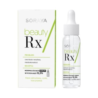 Soraya Beauty RX Normalisierendes beruhigendes Serum mit Salicylsäure, Zink und Niacinamid 30 ml