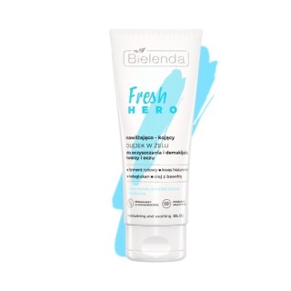 Bielenda Fresh HERO Feuchtigkeitsspendendes und beruhigendes Öl in Gel zum Reinigen und Entfernen von Make-up von Gesicht und Au