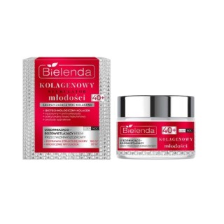 Bielenda Collagen Youth Stimulator Зміцнюючий і освітлюючий крем проти зморшок 40+ 50 мл