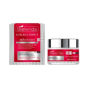 Bielenda Collagen Youth Stimulator Підтягуючий і відновлюючий крем проти зморшок 50+ 50 мл