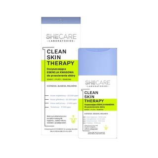 SheCare Clean Skin Therapy Cleansing Acid Essence for Wiping Body Skin – Neckline, Back, Shoulders 150 ml