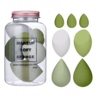 ECARLA Avocado Green Makeup Sponge Set