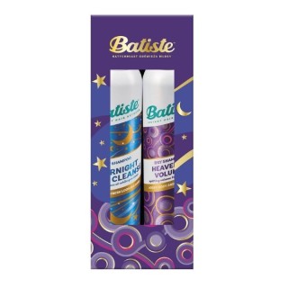 BATISTE Kerstset Heavenly Volume Droogshampoo 200 ml + Overnight Light Cleanse 200 ml