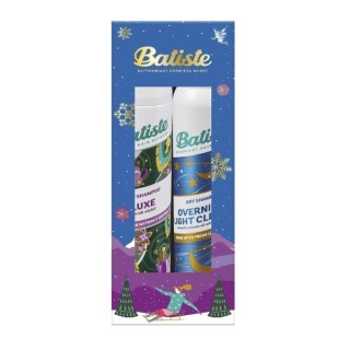 Сухий шампунь BATISTE Christmas Set Luxe 200 мл + нічне Light очищення 200 мл