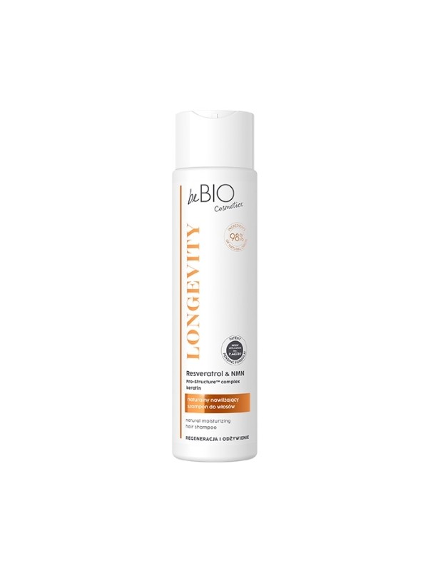 BeBio LONGEVITY Regeneration and nourishment Natural hair shampoo 300 ml