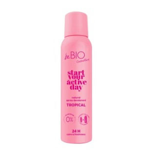 BeBio Start your active day Natural deodorant spray Tropical 125 ml