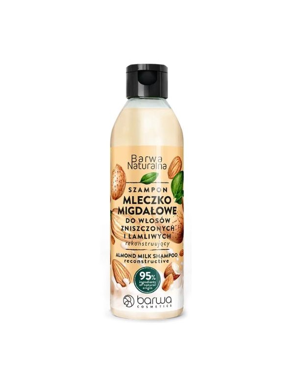 Barwa Shampoo Almond Milk Reconstructing Barwa Naturalna 300 ml