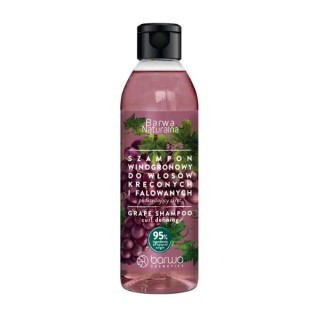 Barwa Grape Shampoo voor krullend en golvend haar Barwa Naturalna 300 ml