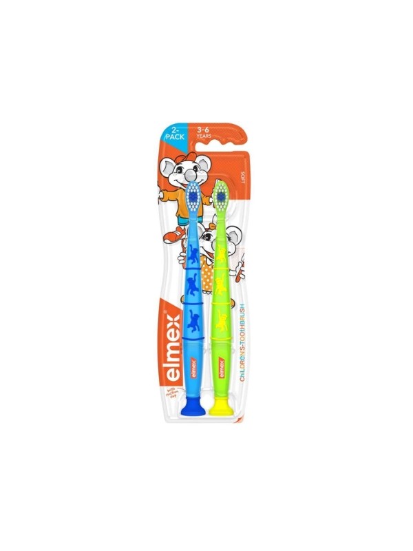 Elmex Toothbrushes for children 3-6 years 2 pieces