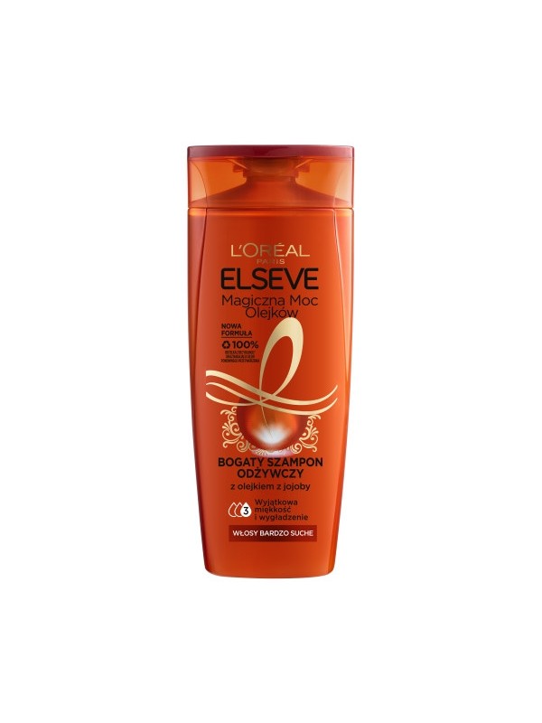 L'oreal Elseve Magiczna Moc of Oils reichhaltiges nährendes Haarshampoo 400 ml