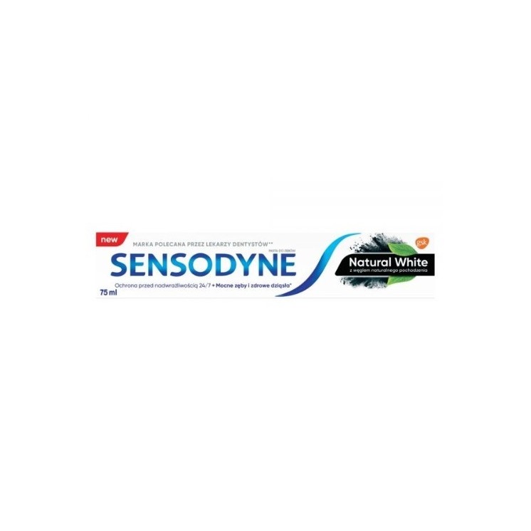 Sensodyne Natural White met houtskool tandpasta 75 ml