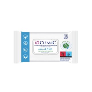 Cleanic Universele Verfrissende Doekjes Clean& Fresh 120 st.