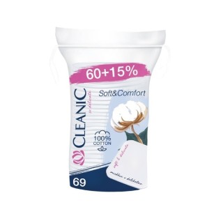 Cleanic Soft & Comfort Square Cosmetic Pads 69 шт.