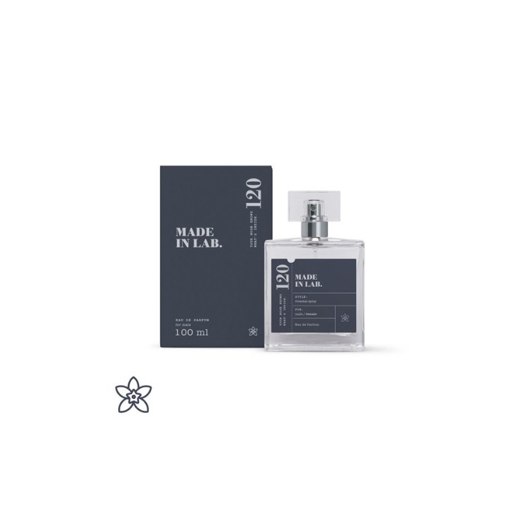 Made in Lab 120 is een uniek unisex eau de parfum geïnspireerd op de iconische Tom Ford Tobacco Vanille geur.