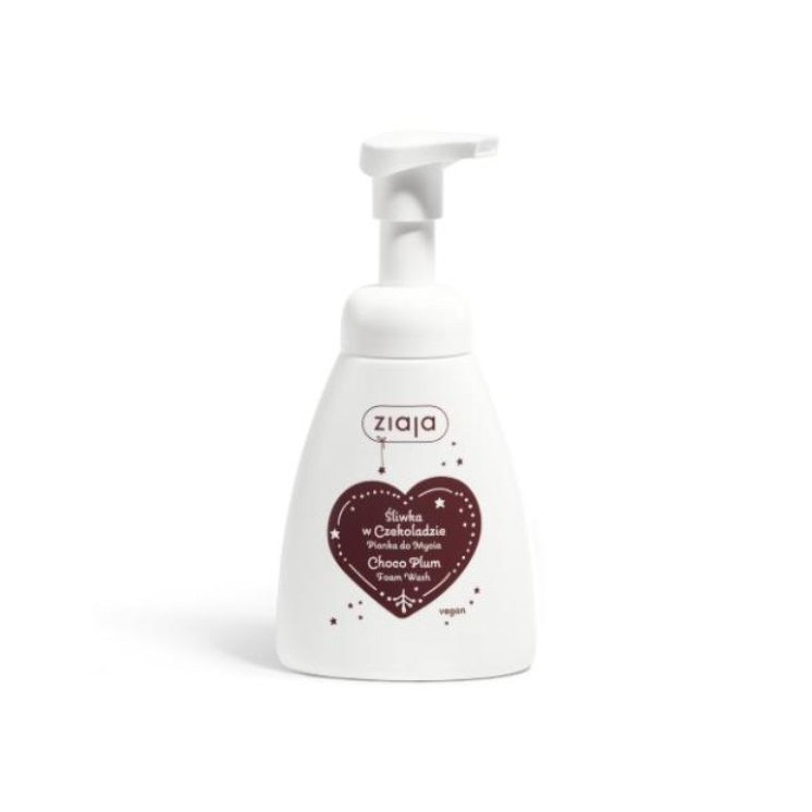 Mousse lavante corps et mains aux prunes Ziaja au chocolat 250 ml
