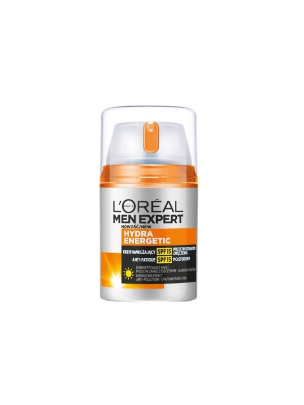 L'oreal Men Expert Hydra Energetic krem nalwilżający przeciw oznakom zmęczenia SPF15 50 ml