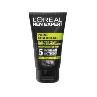 L'oreal Men Expert żel do mycia twarzy przeciw niedoskonałościom Pure Charcoal 100 ml