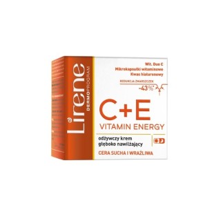 Живильний глибоко зволожуючий крем Lirene Vitamin Energy C+E 50 мл