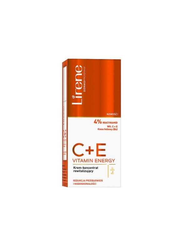 Lirene Revitalisierendes Gesichtscreme-Konzentrat C+E Vitamin Energy 40 ml