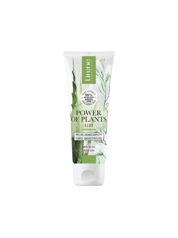 Lirene Power of Plants coarse-grained face peeling Aloe 75 ml