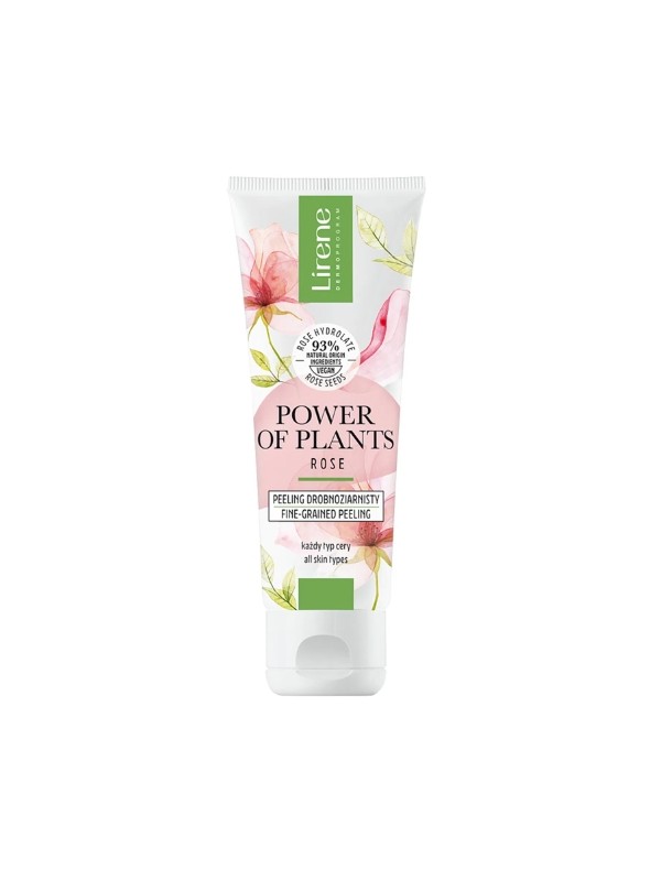 Lirene Power of Plants Rose Feinkörniges Peeling 75 ml