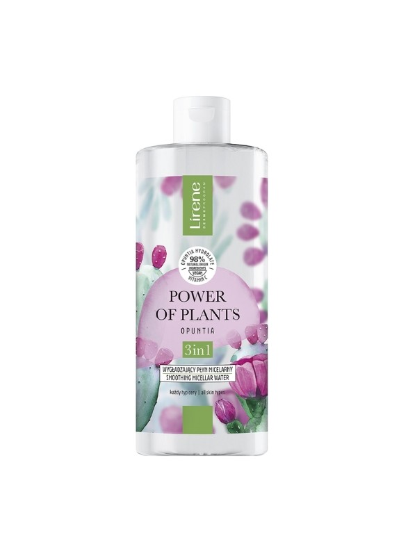 Lirene Power of Plants glättende Mizellenflüssigkeit Kaktusfeige 200 ml