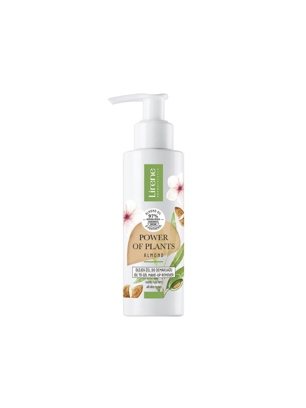 Lirene Power of Plants olejek-żel do demakijażu Migdał 145 ml